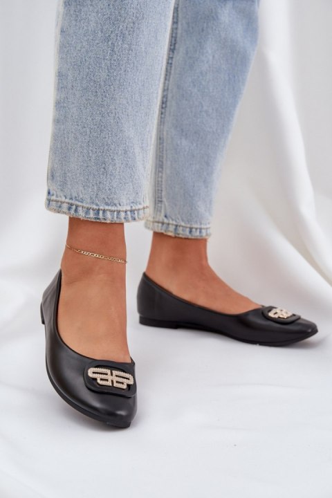 Baleriny Model Ainoria ZA58P Black - Step in style Baleriny Model Ainoria ZA58P Black - Step in style