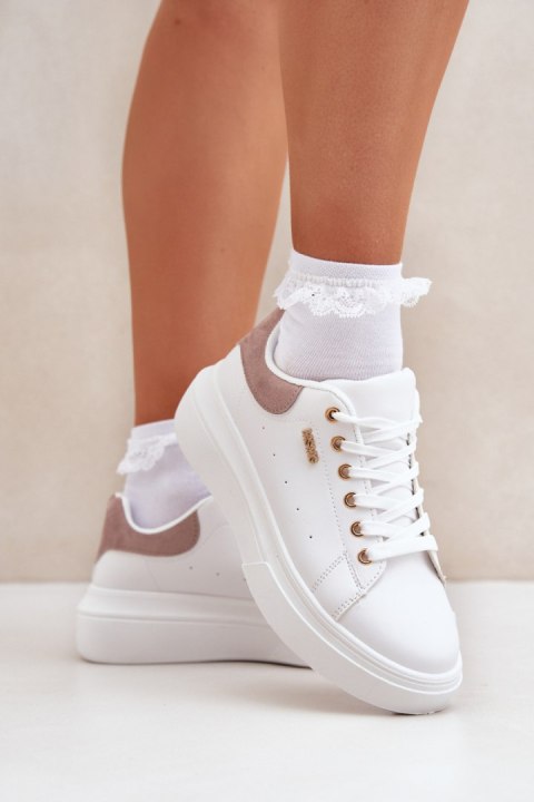 Buty Sportowe Model Lelandine TL601-9-39 White - Step in style Buty Sportowe Model Lelandine TL601-9-39 White - Step in style