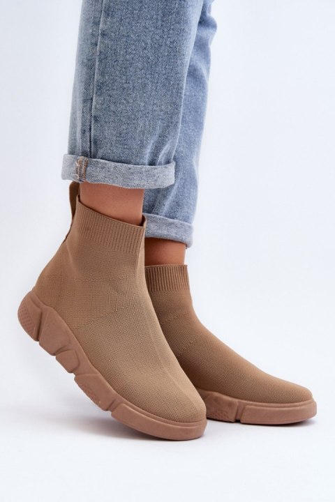 Buty Sportowe Model Zirila FC809-63 Beige - Step in style Buty Sportowe Model Zirila FC809-63 Beige - Step in style