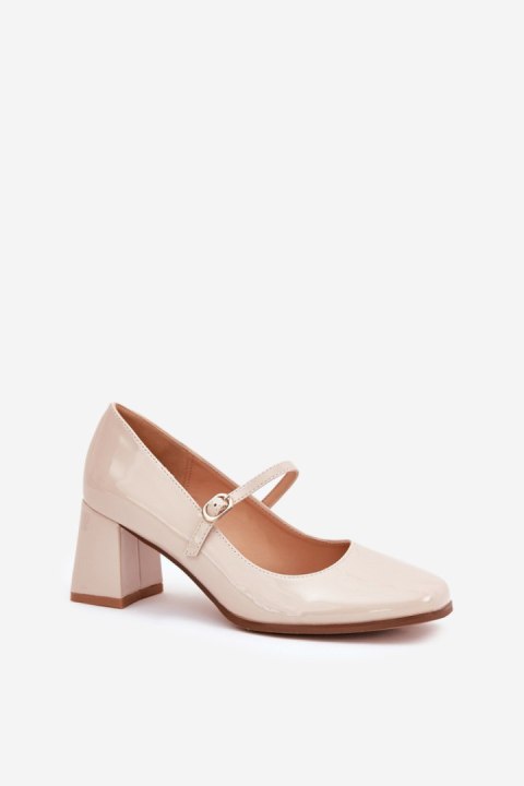 Czółenka Model Tammirea 9689 Beige - Step in style Czółenka Model Tammirea 9689 Beige - Step in style