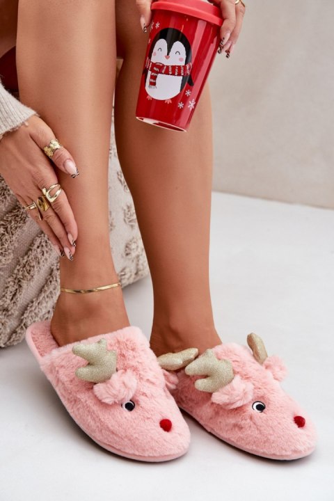 Kapcie Model Asielle YL-54 Pink - Step in style Kapcie Model Asielle YL-54 Pink - Step in style