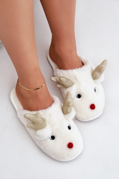 Kapcie Model Asielle YL-54 White - Step in style Kapcie Model Asielle YL-54 White - Step in style