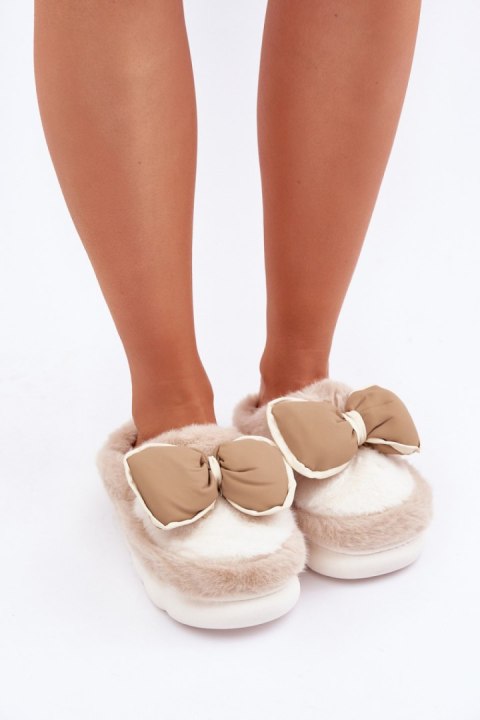 Kapcie Model Grilis FA-199 Beige - Step in style Kapcie Model Grilis FA-199 Beige - Step in style