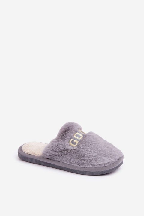 Kapcie Model Kalelia YL-307 Grey - Step in style Kapcie Model Kalelia YL-307 Grey - Step in style