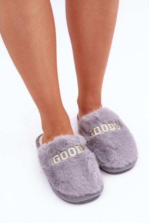 Kapcie Model Kalelia YL-307 Grey - Step in style Kapcie Model Kalelia YL-307 Grey - Step in style