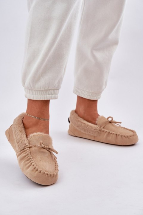 Kapcie Model Kleogoria MD1037-9 Beige - Step in style Kapcie Model Kleogoria MD1037-9 Beige - Step in style