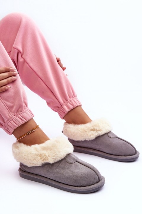 Kapcie Model Lanoze EV-58 Grey - Step in style Kapcie Model Lanoze EV-58 Grey - Step in style