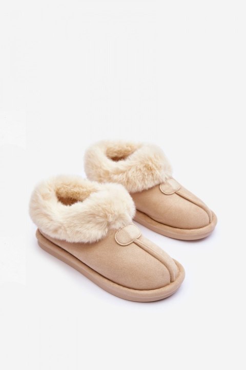 Kapcie Model Lanoze EV-58 Light Beige - Step in style Kapcie Model Lanoze EV-58 Light Beige - Step in style