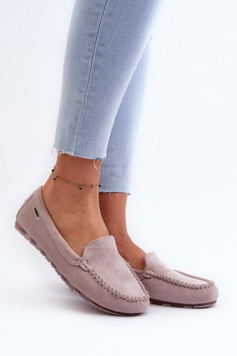 Mokasyny Model Amrutia DF937 Violet - Step in style Mokasyny Model Amrutia DF937 Violet - Step in style