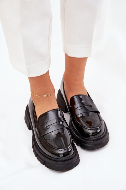 Mokasyny Model Elearionna 1-7028 Black - Step in style Mokasyny Model Elearionna 1-7028 Black - Step in style