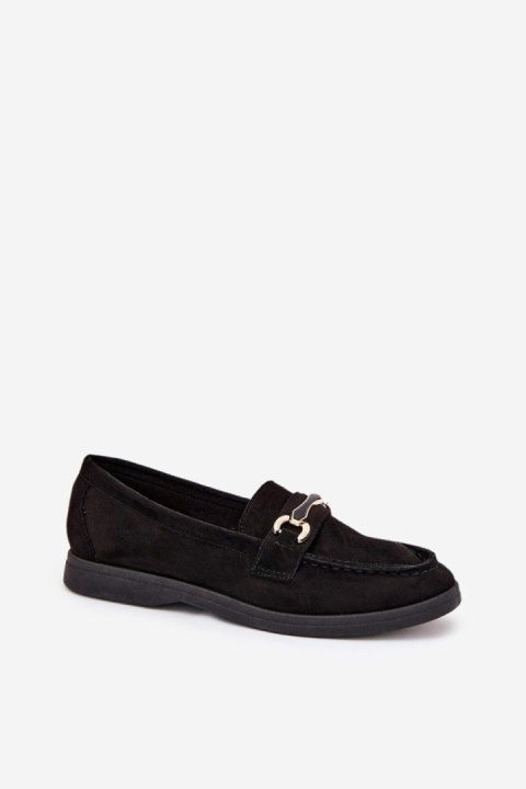 Mokasyny Model Labirae 23502 Black - Step in style Mokasyny Model Labirae 23502 Black - Step in style