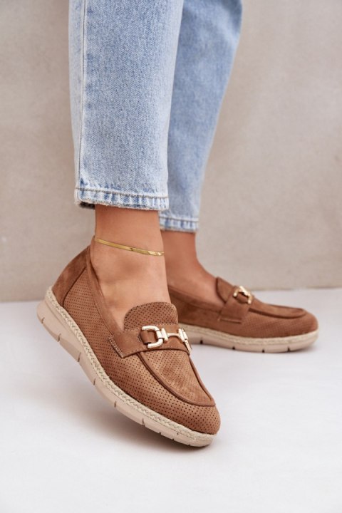 Mokasyny Model Lainer C-426 Brown - Step in style Mokasyny Model Lainer C-426 Brown - Step in style