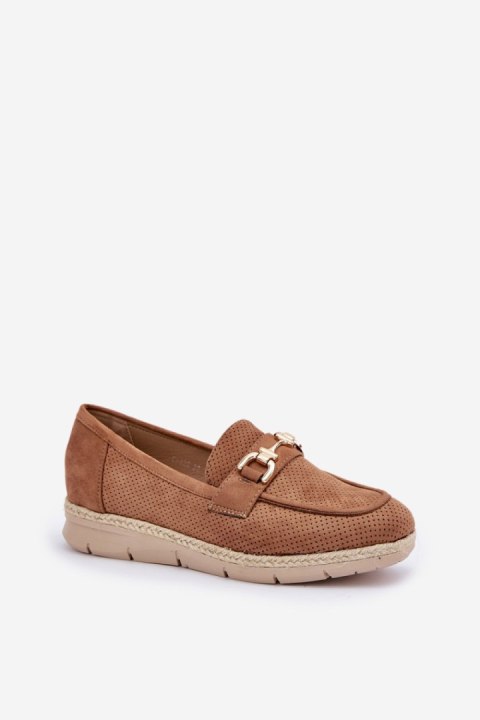 Mokasyny Model Lainer C-426 Brown - Step in style Mokasyny Model Lainer C-426 Brown - Step in style