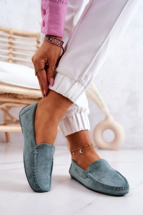 Mokasyny Model Morreno 20PB26-2190 Mint - Step in style Mokasyny Model Morreno 20PB26-2190 Mint - Step in style
