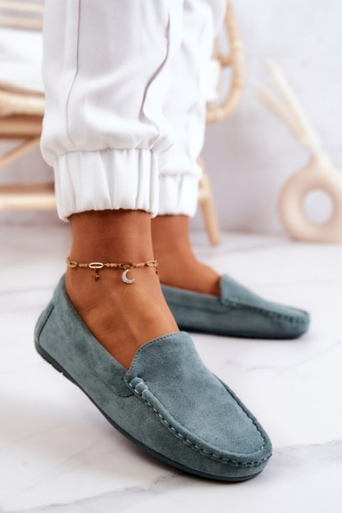 Mokasyny Model Morreno 20PB26-2190 Mint - Step in style Mokasyny Model Morreno 20PB26-2190 Mint - Step in style