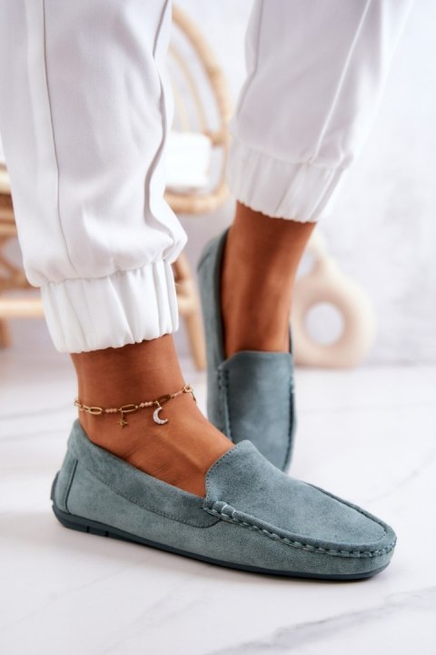 Mokasyny Model Morreno 20PB26-2190 Mint - Step in style Mokasyny Model Morreno 20PB26-2190 Mint - Step in style