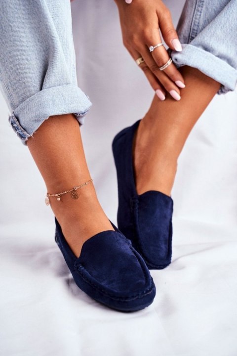 Mokasyny Model Morreno 20PB26-2190 Navy - Step in style Mokasyny Model Morreno 20PB26-2190 Navy - Step in style