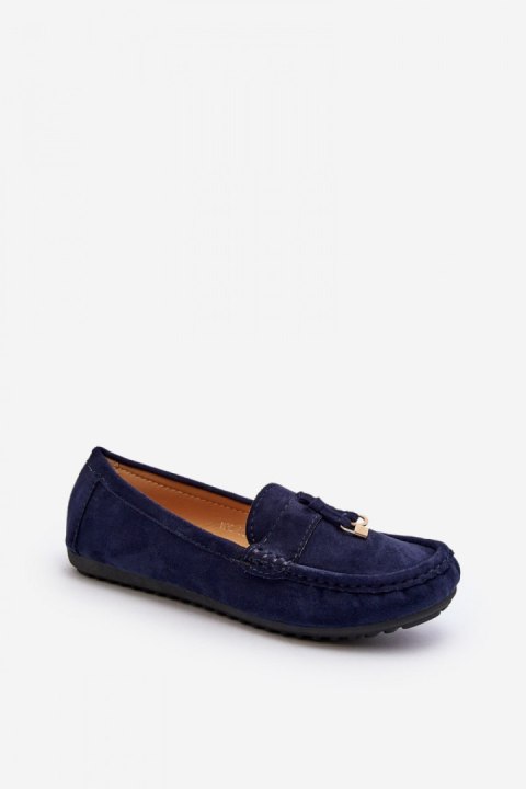 Mokasyny Model Ontala N22-995 Blue - Step in style Mokasyny Model Ontala N22-995 Blue - Step in style
