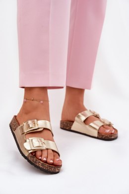 Sandał Klapki Model Sercele THS-141 Gold - Step in style