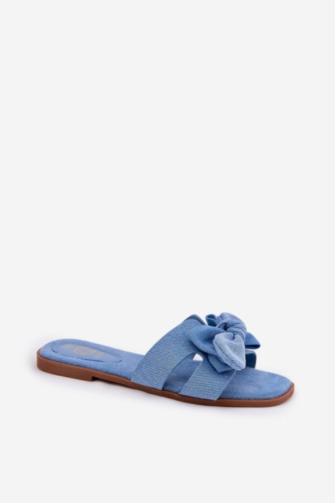 Sandał Klapki Model Tobin LX9614 Blue - Step in style Sandał Klapki Model Tobin LX9614 Blue - Step in style