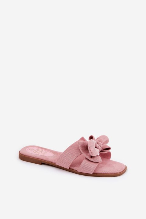 Sandał Klapki Model Tobin LX9614 Pink - Step in style Sandał Klapki Model Tobin LX9614 Pink - Step in style