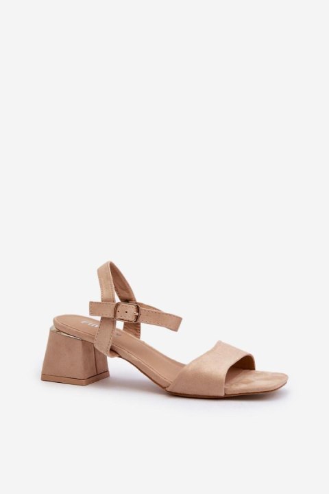 Sandały Model Leisha LT33-10 Beige - Step in style Sandały Model Leisha LT33-10 Beige - Step in style