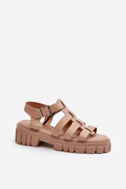 Sandały Model Rosarose N75-4 Beige - Step in style