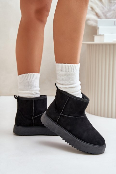 Śniegowce Model Atteria 24BT26-7408 Black - Step in style Śniegowce Model Atteria 24BT26-7408 Black - Step in style