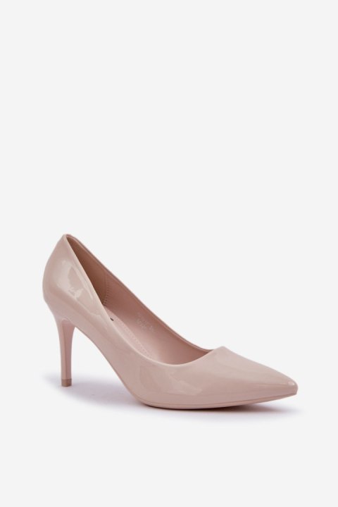 Szpilki Model Laniffia OC101P Beige - Step in style Szpilki Model Laniffia OC101P Beige - Step in style