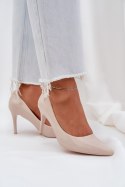 Szpilki Model Laniffia OC101P Beige - Step in style