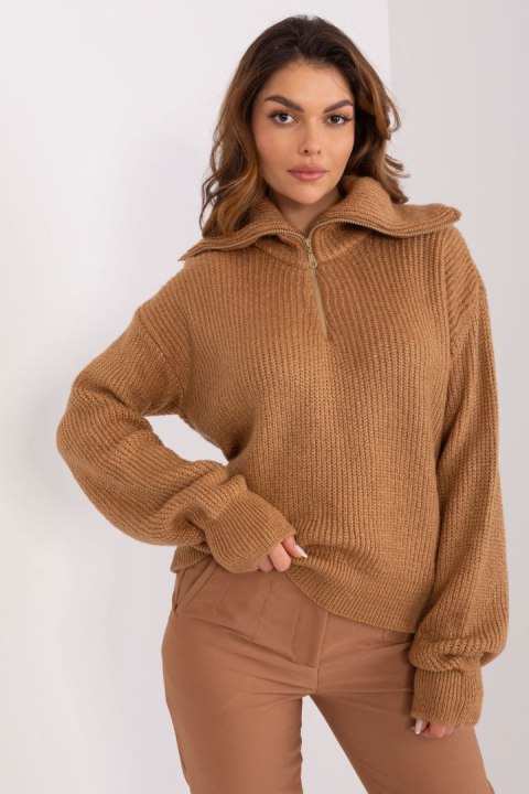 Golf Damski Model BA-SW-0374.35P Camel - Badu Golf Damski Model BA-SW-0374.35P Camel - Badu