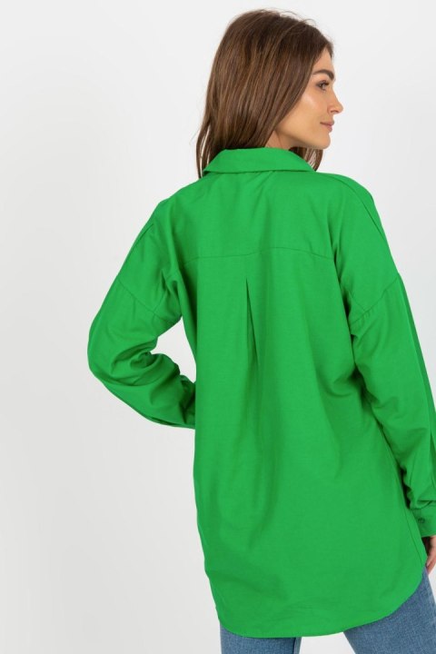 Koszula Damska Model TO-KS-7004.95 Green - Factory Price Koszula Damska Model TO-KS-7004.95 Green - Factory Price