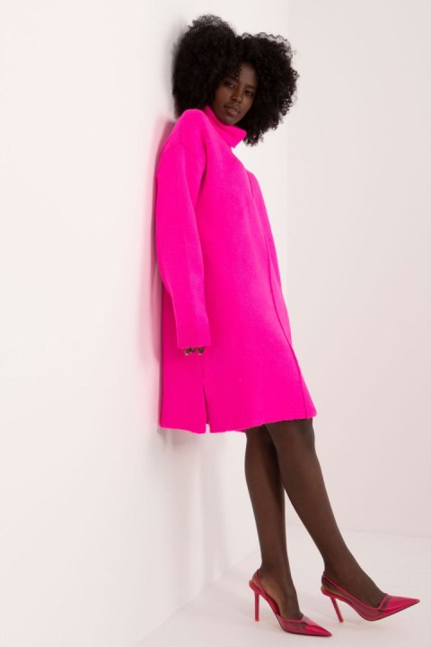 Sukienka Model BA-SK-0547.99 Fluo Pink - Badu Sukienka Model BA-SK-0547.99 Fluo Pink - Badu