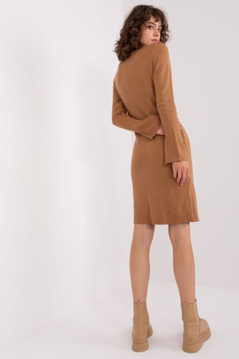 Sukienka Model BA-SK-2215.84 Camel - Badu Sukienka Model BA-SK-2215.84 Camel - Badu