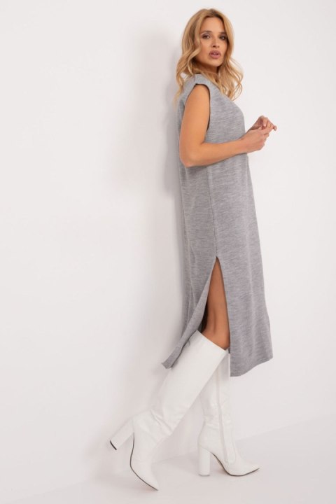 Sukienka Model BA-SK-6109.07 Grey - Badu Sukienka Model BA-SK-6109.07 Grey - Badu