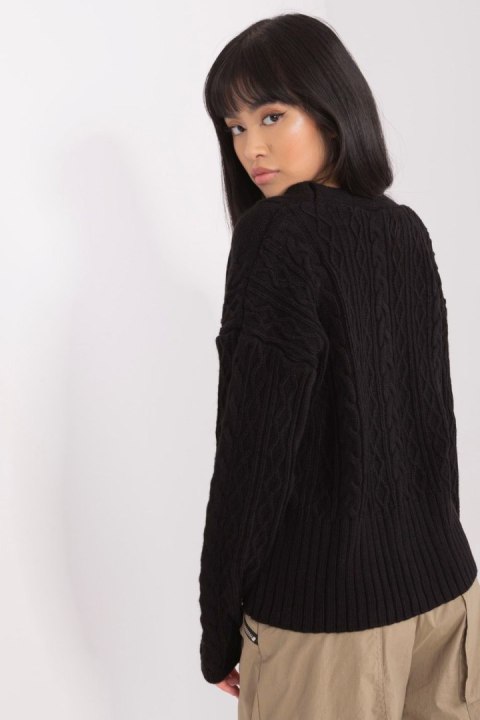 Sweter Damski Model BA-SW-0252.61P Black - Badu Sweter Damski Model BA-SW-0252.61P Black - Badu