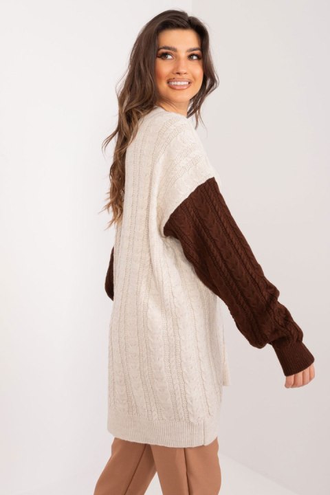 Sweter Damski Model BA-SW-0549.32 Brown - Badu Sweter Damski Model BA-SW-0549.32 Brown - Badu