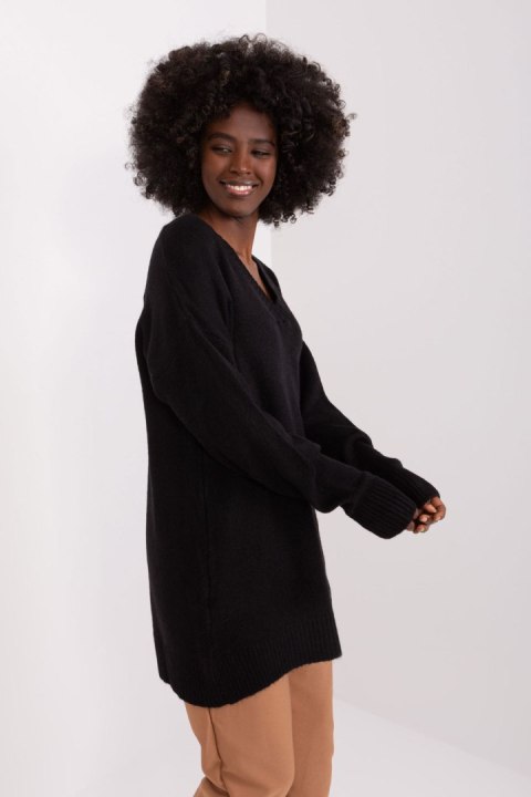 Sweter Damski Model BA-SW-0577.02P Black - Badu Sweter Damski Model BA-SW-0577.02P Black - Badu