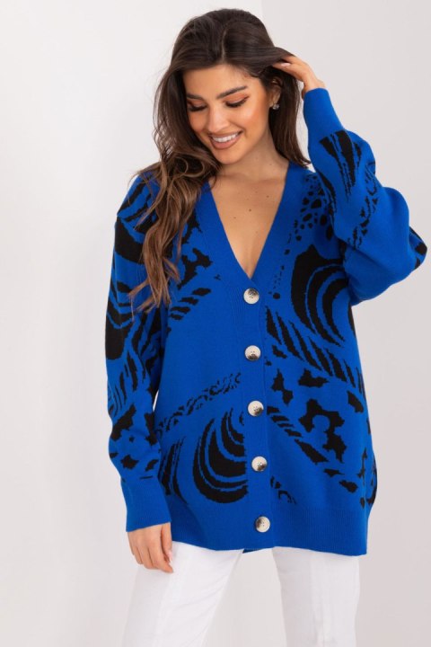 Sweter Damski Model BA-SW-12038.20 Cobalt - Badu Sweter Damski Model BA-SW-12038.20 Cobalt - Badu