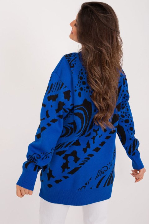 Sweter Damski Model BA-SW-12038.20 Cobalt - Badu Sweter Damski Model BA-SW-12038.20 Cobalt - Badu