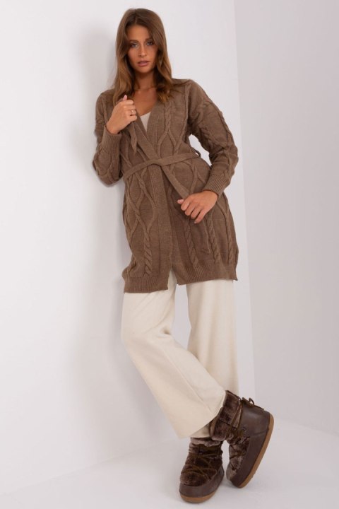 Sweter Kardigan Model BA-SW-8009-1.84P Brown - Badu Sweter Kardigan Model BA-SW-8009-1.84P Brown - Badu