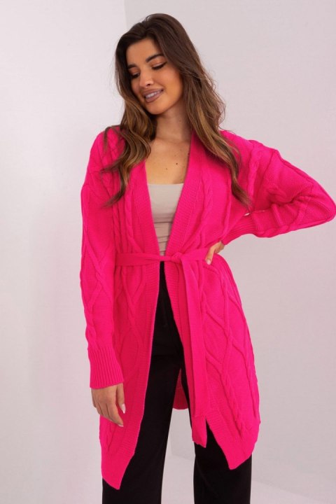 Sweter Kardigan Model BA-SW-8009-1.84P Fluo Pink - Badu Sweter Kardigan Model BA-SW-8009-1.84P Fluo Pink - Badu
