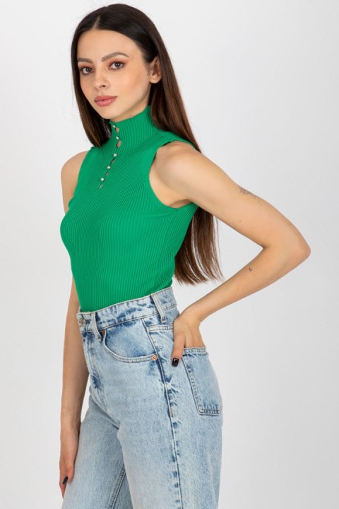 Bluzka Model BA-BZ-2301.00P Green - Badu Bluzka Model BA-BZ-2301.00P Green - Badu