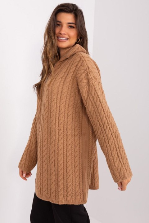 Golf Damski Model BA-SW-0282.13P Camel - Badu Golf Damski Model BA-SW-0282.13P Camel - Badu