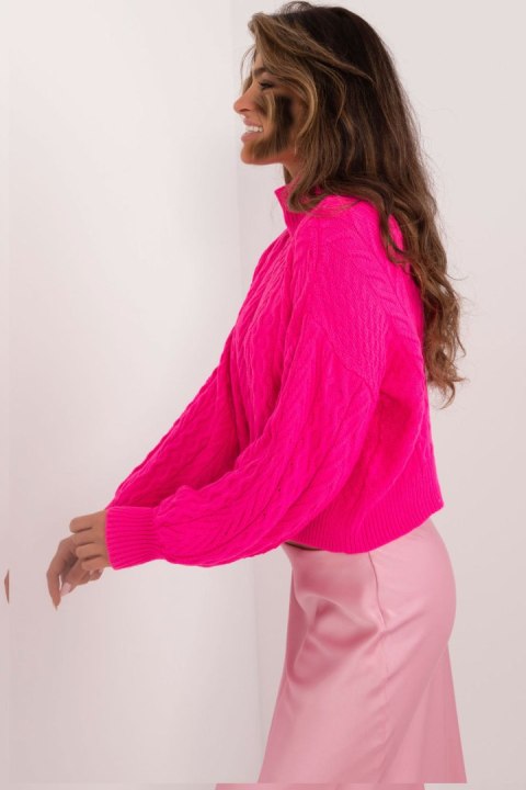 Golf Damski Model BA-SW-0827.25 Fluo Pink - Badu Golf Damski Model BA-SW-0827.25 Fluo Pink - Badu