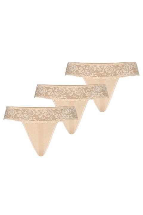 Stringi Komplet stringi Model Comfo 318-3 Beige - Teyli Stringi Komplet stringi Model Comfo 318-3 Beige - Teyli