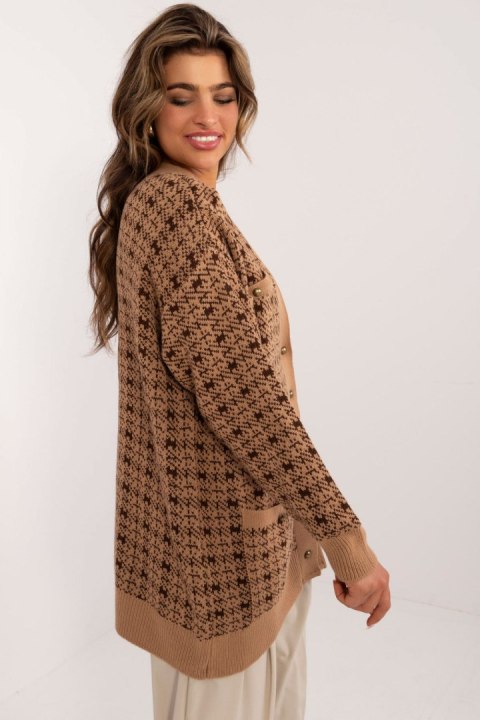 Sweter Damski Model BA-SW-0533.21 Camel - Badu Sweter Damski Model BA-SW-0533.21 Camel - Badu