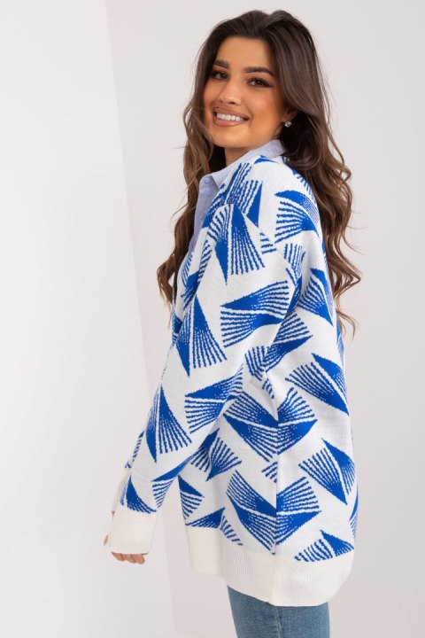 Sweter Damski Model BA-SW-12035.09 Cobalt - Badu Sweter Damski Model BA-SW-12035.09 Cobalt - Badu