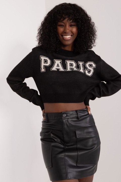Sweter Damski Model BA-SW-1489.24 Black - Badu Sweter Damski Model BA-SW-1489.24 Black - Badu
