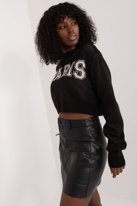 Sweter Damski Model BA-SW-1489.24 Black - Badu Sweter Damski Model BA-SW-1489.24 Black - Badu